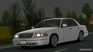 ETS2 Ford Car Mod: Crown Victoria 2012 V5.8 1.49 (Image #2)