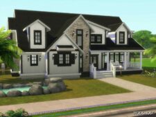 Sims 4 Mod: Modern Farmhouse XIII (Featured)