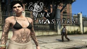 GTA 5 Player Mod: “Queen” Premade Female Tattoo Skin for MP Female (Featured)