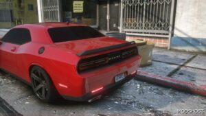 GTA 5 Dodge Vehicle Mod: 2016 Dodge Hellcat Challenger Add-On / Fivem (Image #3)