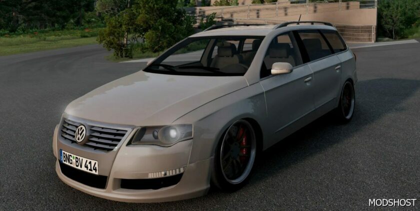 BeamNG Volkswagen Car Mod: Passat B6 Kombi 0.31 (Featured)