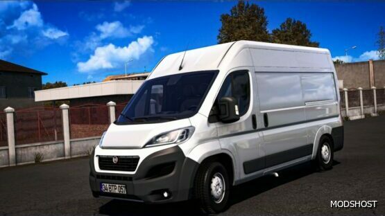 ETS2 Fiat Car Mod: Ducato 2018 1.49 (Featured)