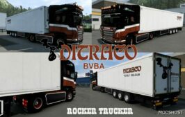 ETS2 Mod: Ditraco Transport Bvba Skin Pack (Image #2)