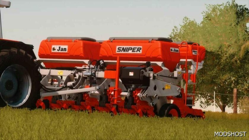 FS22 Seeder Mod: JAN Sniper 11450 V1.0.0.1 (Featured)