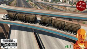 ATS Mod: Arctic LOG Trailers V6.1 1.49 (Image #3)