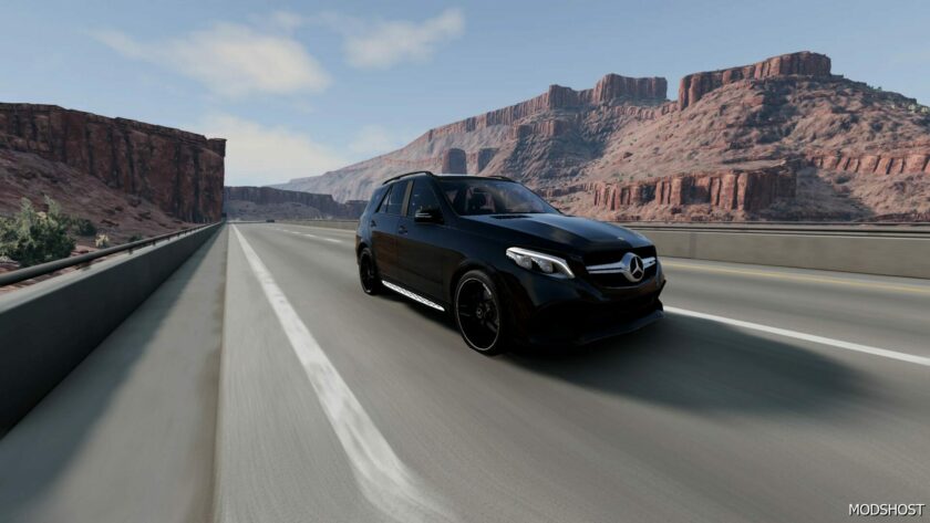 BeamNG Mercedes-Benz Car Mod: GLE W166 V1.3 0.31 (Featured)