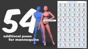 Sims 4 Mod: More Mannequin Poses (Featured)