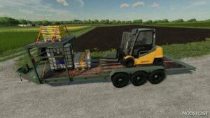 FS22 Mod: Felling Skid Steer Trailer (Featured)