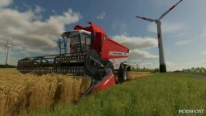 FS22 Massey Ferguson Mod: Classic Massey Ferguson Combine Pack (Featured)