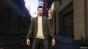 GTA 5 Player Mod: MP Male Custom Bomber Jacket (Image #3)