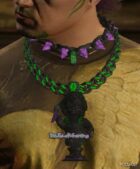 GTA 5 Player Mod: Bizzzargaming Chain/Necklace for MP Male (Image #2)