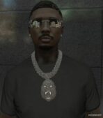 GTA 5 Player Mod: APE Chain for MP Male (Image #3)