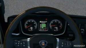 ETS2 Scania Mod: NG Improved Dashboard V4.8 (Featured)