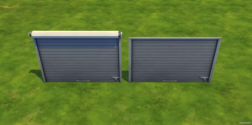 Sims 4 Object Mod: Full-Size Garage Doors from City Living Update (Featured)