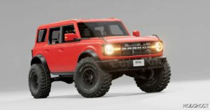 BeamNG Ford Car Mod: 2023 Ford Bronco Wildtrak V1.1 0.31 (Featured)