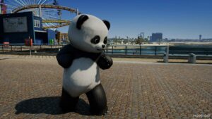 GTA 5 Player Mod: Panda MAN Add-On PED (Image #3)