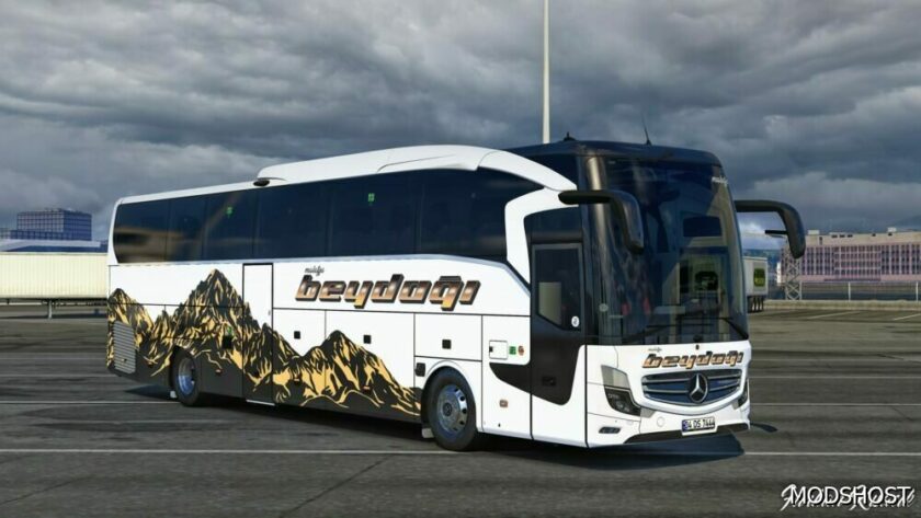 ETS2 Mercedes-Benz Skin Mod: NEW Travego 16 SHD - Beydağı Turizm (Featured)