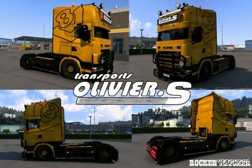 ETS2 Mod: Olivier S. Transports Skin Pack (Featured)