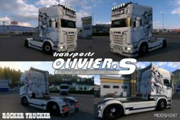 ETS2 Mod: Olivier S. Transports Skin Pack (Image #2)