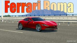 ATS Ferrari Car Mod: Roma 2021 V2.0.2 1.49 (Featured)