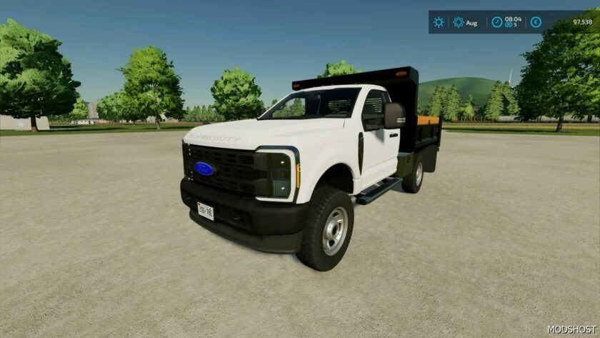 FS22 Ford Mod: 2023 Ford F350 Dump Truck (Featured)