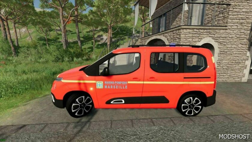 FS22 Citroën Car Mod: Berlingo Bmpm 13 Marseille (Featured)