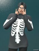 GTA 5 Player Mod: Oversized Jumper for MP Female V3.0 (Featured)