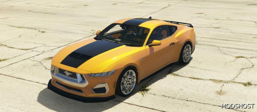 GTA 5 Ford Vehicle Mod: 2024 Mustang GT Custom. Add-On (Featured)