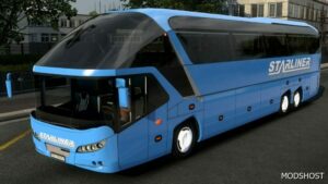 ETS2 Neoplan Bus Mod: Starliner 2 Euro 5 V1.7 (Featured)