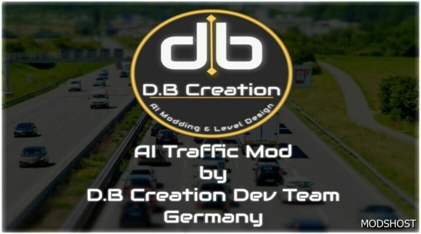 ETS2 Mod: AI Traffic Mod by D.B Creation 1.49 (Featured)