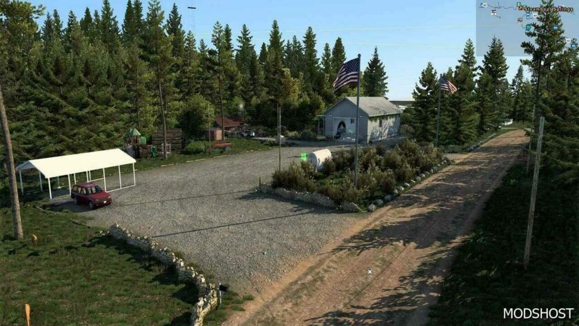 ATS Map Mod: Logging Yard V2 1.49 (Featured)