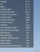 BeamNG Mod: Engine Thermal Info V0.1 0.31 (Featured)