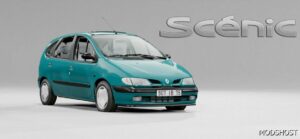 BeamNG Car Mod: Renault Megane Scénic 1996 (modland mod) 0.31 (Featured)