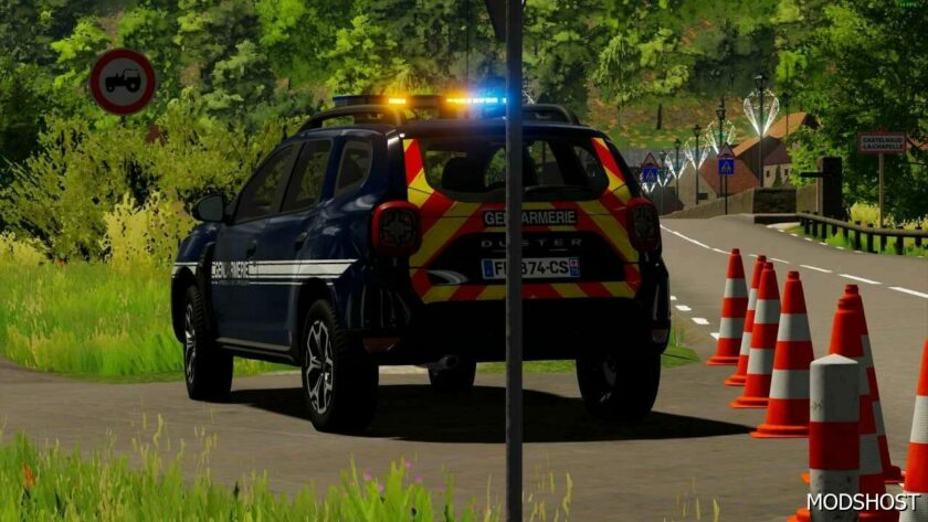 FS22 Car Mod: Dacia Duster Gendarmerie (Featured)