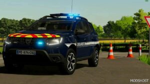 FS22 Car Mod: Dacia Duster Gendarmerie (Image #2)