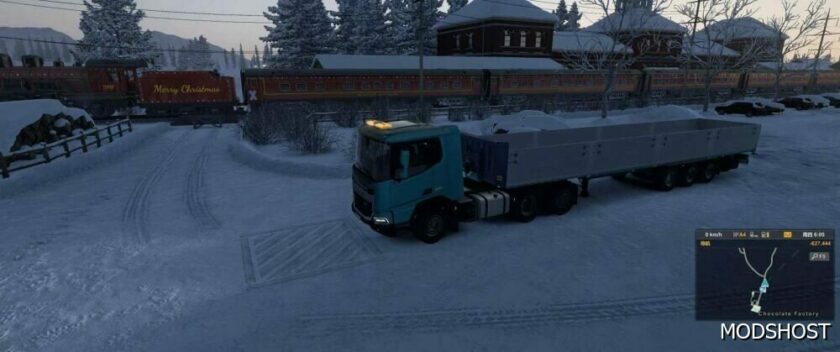 ETS2 Mod: Route to Winterland Map V1.1 (Featured)