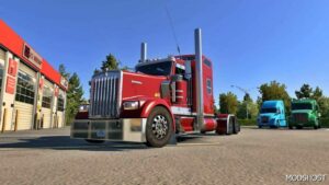 ATS Kenworth Part Mod: W900L Chrome Shop V1.4.1 1.49 (Featured)