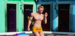 GTA 5 Player Mod: Pikachu for MP Male (Image #4)