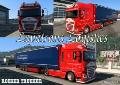 ETS2 Mod: Lovatrans Logistics Skin Pack (Featured)