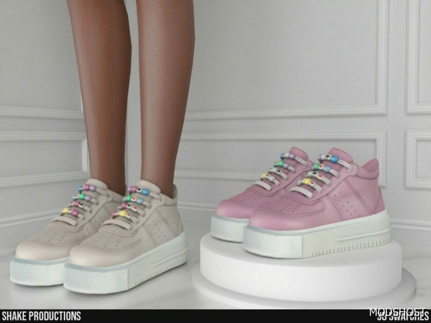 Sims 4 Female Shoes Mod: Sneakers (Female) – S012413 (Featured)