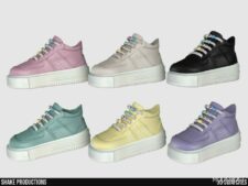 Sims 4 Female Shoes Mod: Sneakers (Female) – S012413 (Image #2)