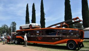 GTA 5 Vehicle Mod: 1947 MHS Car Carrier Trailer Add-On | Lods (Featured)