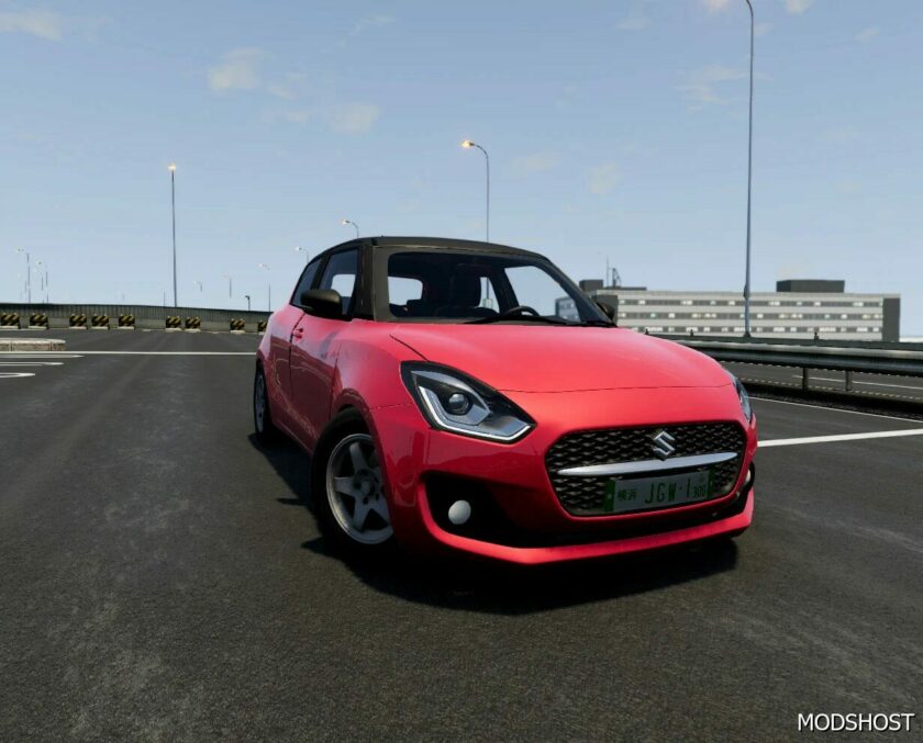 BeamNG Suzuki Car Mod: Swift 2017 V2.0 Updated 0.31 (Featured)