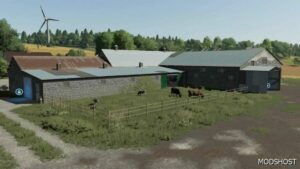 FS22 Placeable Mod: OLD Brick COW Barn V1.0.0.1 (Image #3)