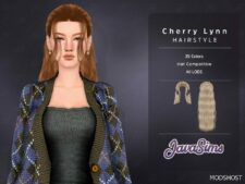 Sims 4 Female Mod: Cherry Lynn Hairstyle (Featured)