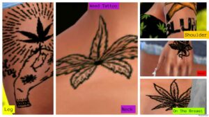 Sims 4 Mod: Weed Tattoos For Females & Males (Image #4)