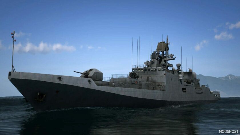 GTA 5 Vehicle Mod: Admiral Grigorovich Class Russian Frigate Add-On (Featured)