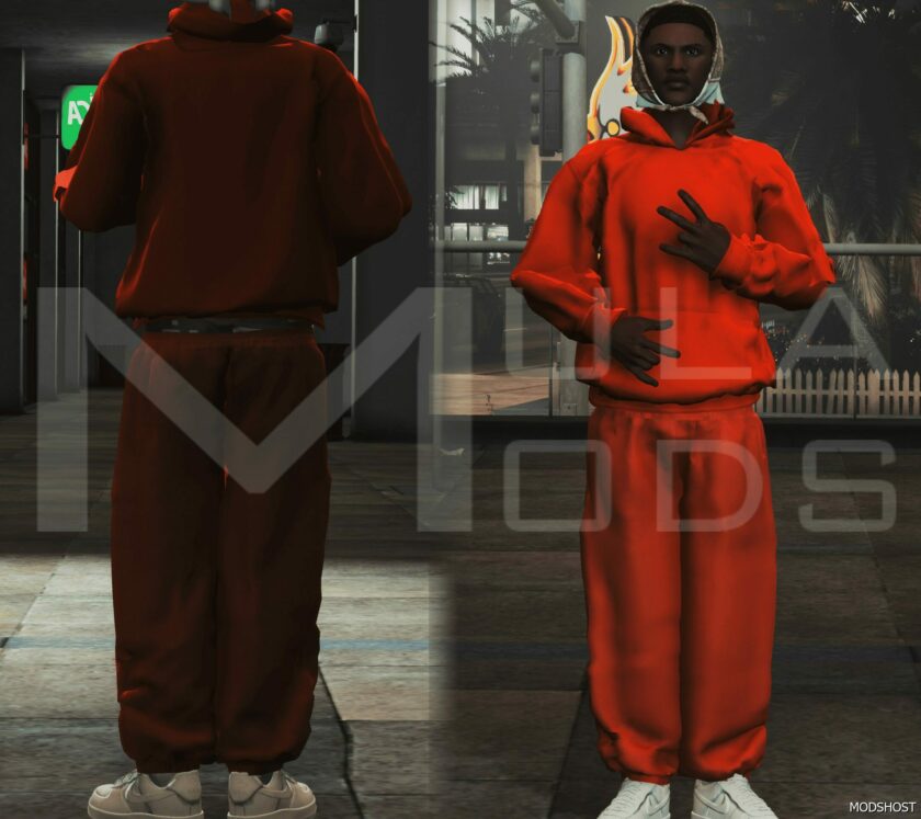 GTA 5 Player Mod: Tracksuit SET for MP Male (Featured)