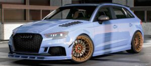 GTA 5 Audi Vehicle Mod: 2018 Audi RS3 Kryptiv X Botxby (Featured)