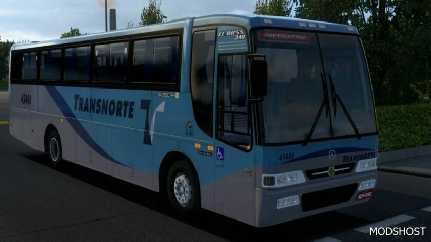 ETS2 Mercedes-Benz Mod: Busscar EL Bus 340 Mercedes Benz 1.49 (Featured)